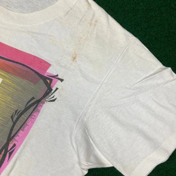 Vintage Bruce Hornsby And The Range Shirt Mens XL White 1990 A Night On The Town - Picture 7 of 16